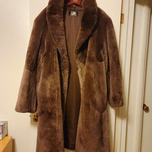 Men's Shredded Beaver Fur Coat